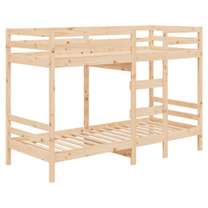 vidaXL Bunk Bed Solid Pine Wood