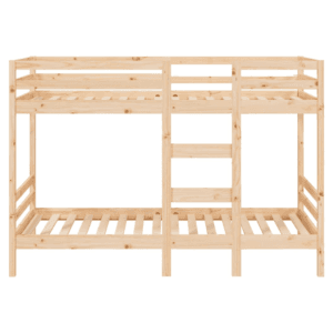 vidaXL Bunk Bed Solid Pine Wood