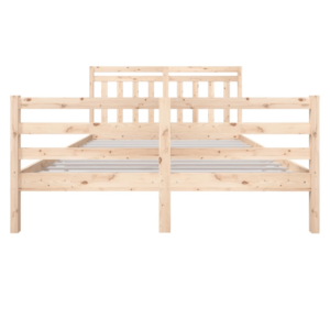 vidaXL Bed Frame Solid Pine Wood