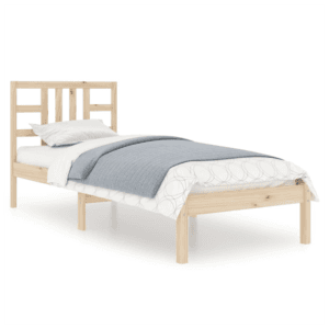 vidaXL Bed Frame Solid Pine Wood