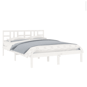 vidaXL Bed Frame Solid Pine Wood