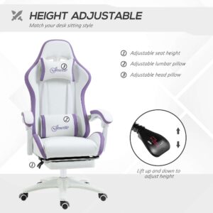 Vinsetto Racing Style Gaming Chair Purple