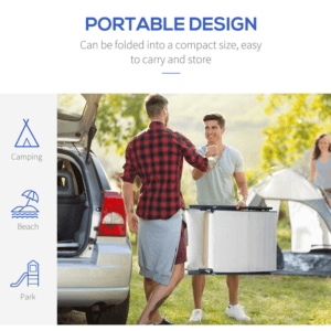 Outsunny Sun Lounger Recliner Foldable