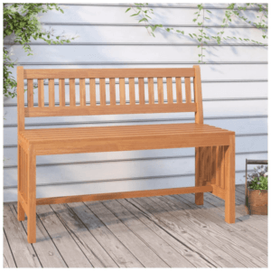 vidaXL Bench Solid Eucalyptus Wood