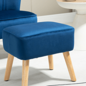 Homcom Velvet-Feel Accent Chair