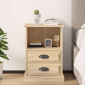 vidaXL Bedside Cabinet 43x36x60cm