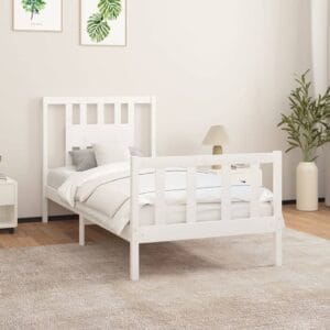 vidaXL Bed Frame Solid Pine Wood
