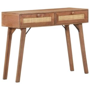 vidaXL Console Table Solid Mango Wood
