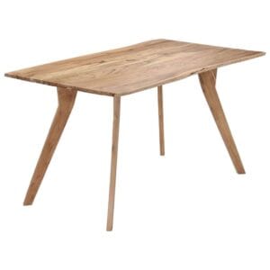 vidaXL Dining Table Solid Acacia Wood