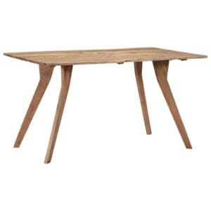 vidaXL Dining Table Solid Acacia Wood