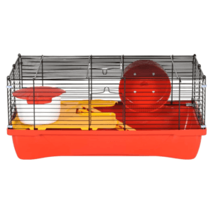 vidaXL Hamster Cage Red Polypropylene
