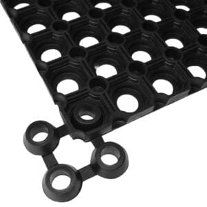 vidaXL 2pc Rubber Mats 16mm