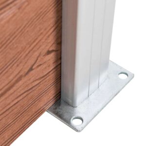 vidaXL Garden Fence WPC 180x105cm