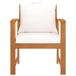 vidaXL 2pc Garden Chairs Acacia Wood