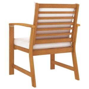 vidaXL 2pc Garden Chairs Acacia Wood