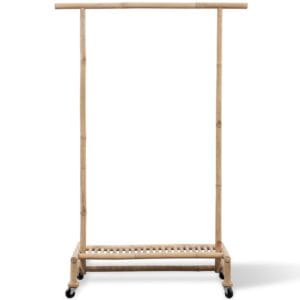 vidaXL Bamboo Clothes Rack vidaXL Bamboo Clothes Rack