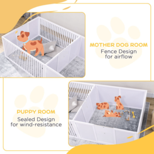PawHut 7 Panel Puppy Pen for Indoors