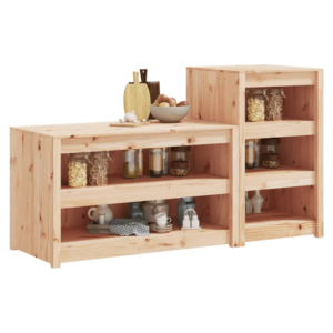 vidaXL 2pc Outdoor Kitchen Cabinets