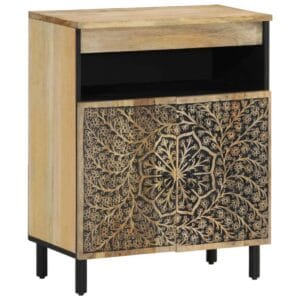 vidaXL Side Cabinet Solid Mango Wood