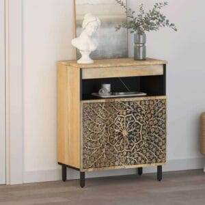 vidaXL Side Cabinet Solid Mango Wood