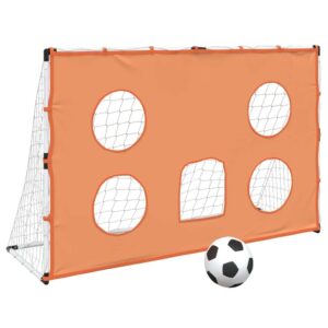 vidaXL Kids Football Goal w/ Mat & Ball