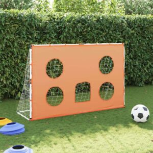 vidaXL Kids Football Goal w/ Mat & Ball