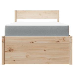 vidaXL Bed w/ Drawers and Mattress