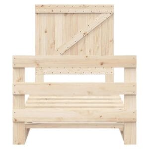 vidaXL Bed Frame with Headboard 90 x 200cm