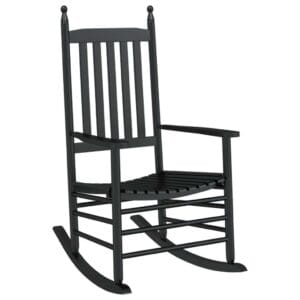 vidaXL Rocking Chairs w/ Curved Seats 2pc