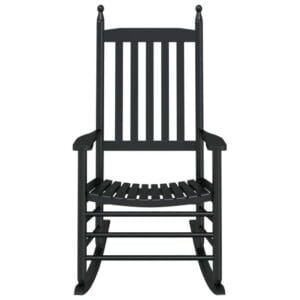 vidaXL Rocking Chairs w/ Curved Seats 2pc