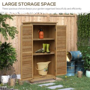 Outsunny Wooden Storage Shed