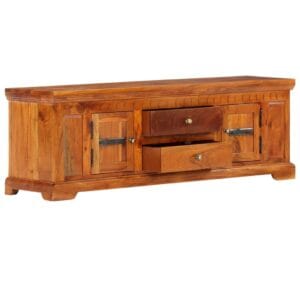 vidaXL TV Cabinet Solid Acacia Wood
