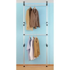 vidaXL Telescopic Wardrobe System