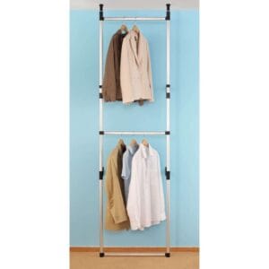 vidaXL Telescopic Wardrobe System
