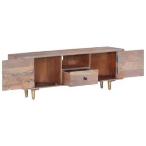 vidaXL TV Cabinet Solid Acacia Wood