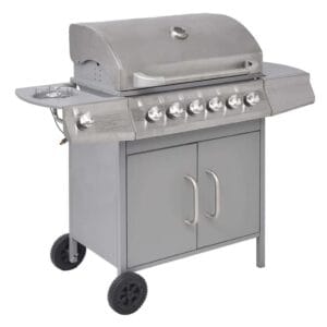 vidaXL Gas Barbecue Grill 6+1 Cooking