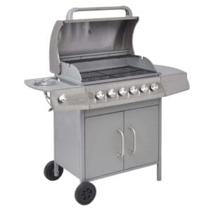 vidaXL Gas Barbecue Grill 6+1 Cooking