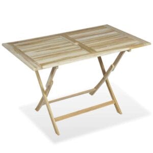 vidaXL 5pc Dining Set Solid Teak Wood