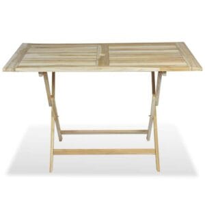 vidaXL 5pc Dining Set Solid Teak Wood