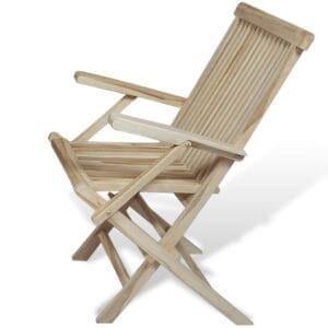 vidaXL 5pc Dining Set Solid Teak Wood