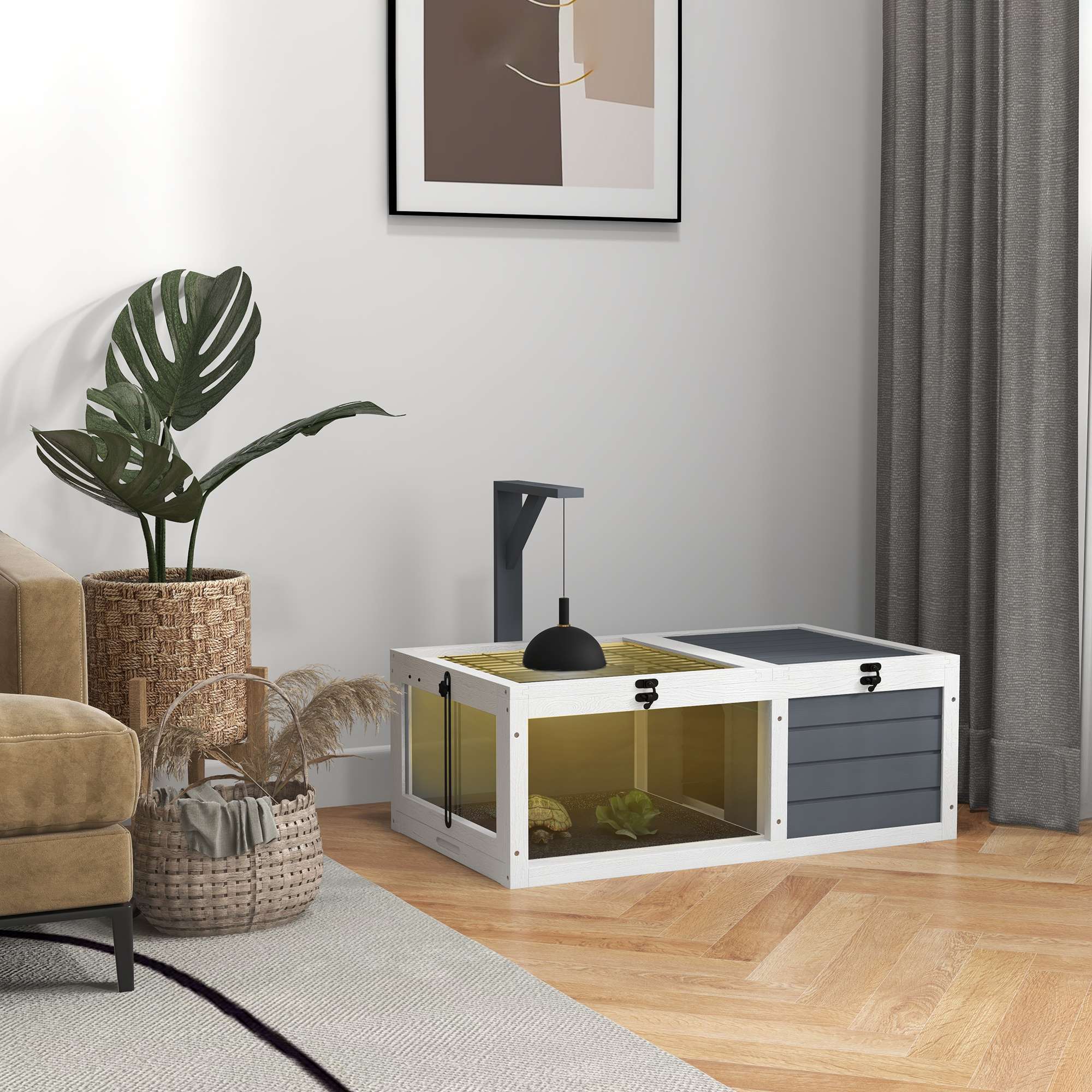 PawHut Tortoise House Wooden PawHut Tortoise House Wooden