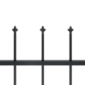 vidaXL Garden Fence with Spear Top