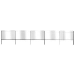 vidaXL Garden Fence with Spear Top