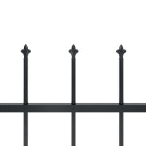 vidaXL Garden Fence with Spear Top