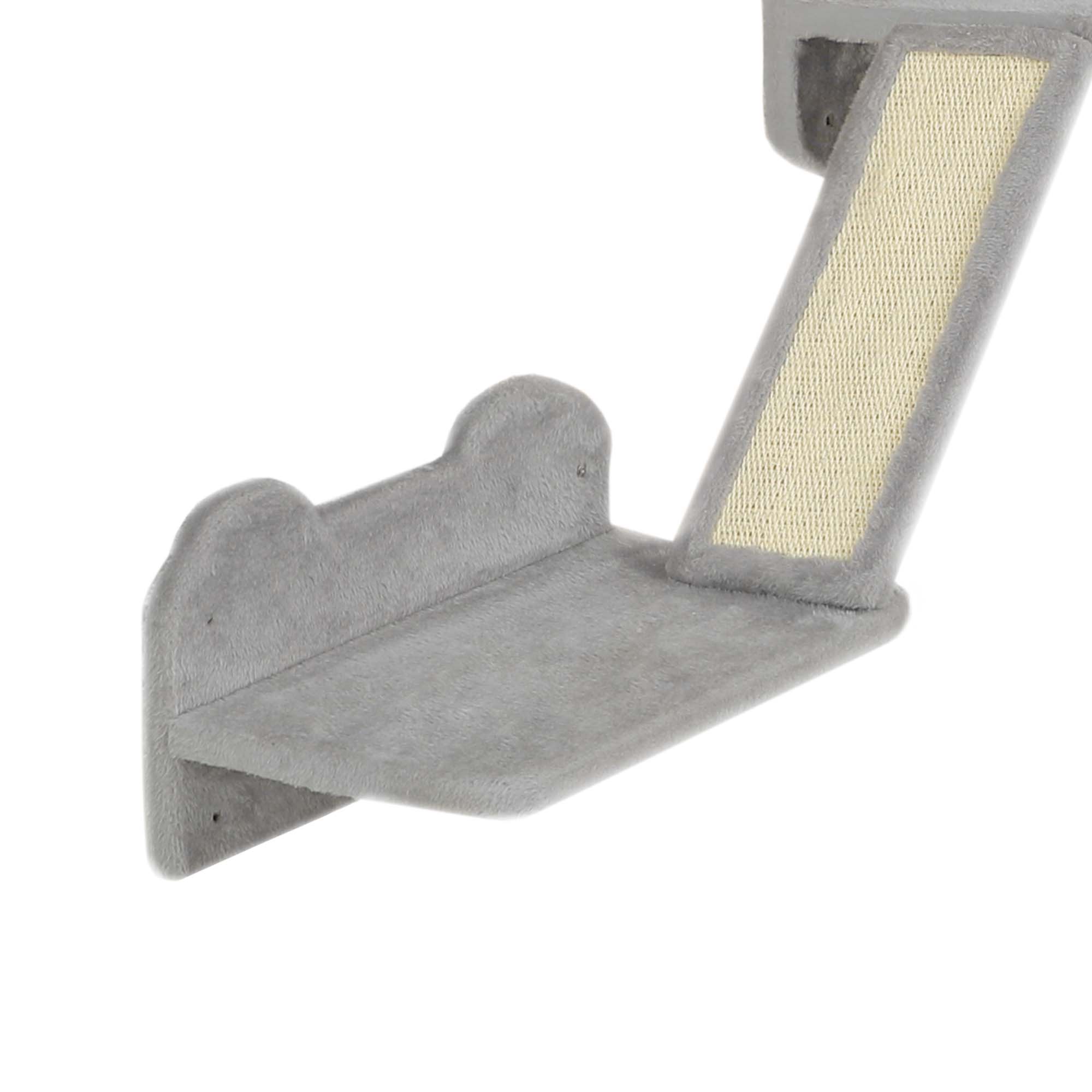 PawHut Cat Wall Shelves 3pc Corner PawHut Cat Wall Shelves 3pc Corner