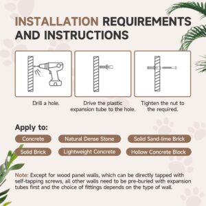 PawHut Cat Wall Shelves 3pc Corner PawHut Cat Wall Shelves 3pc Corner