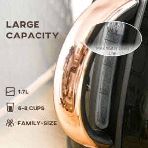 Homcom Electric Kettle 1.7L 3kw