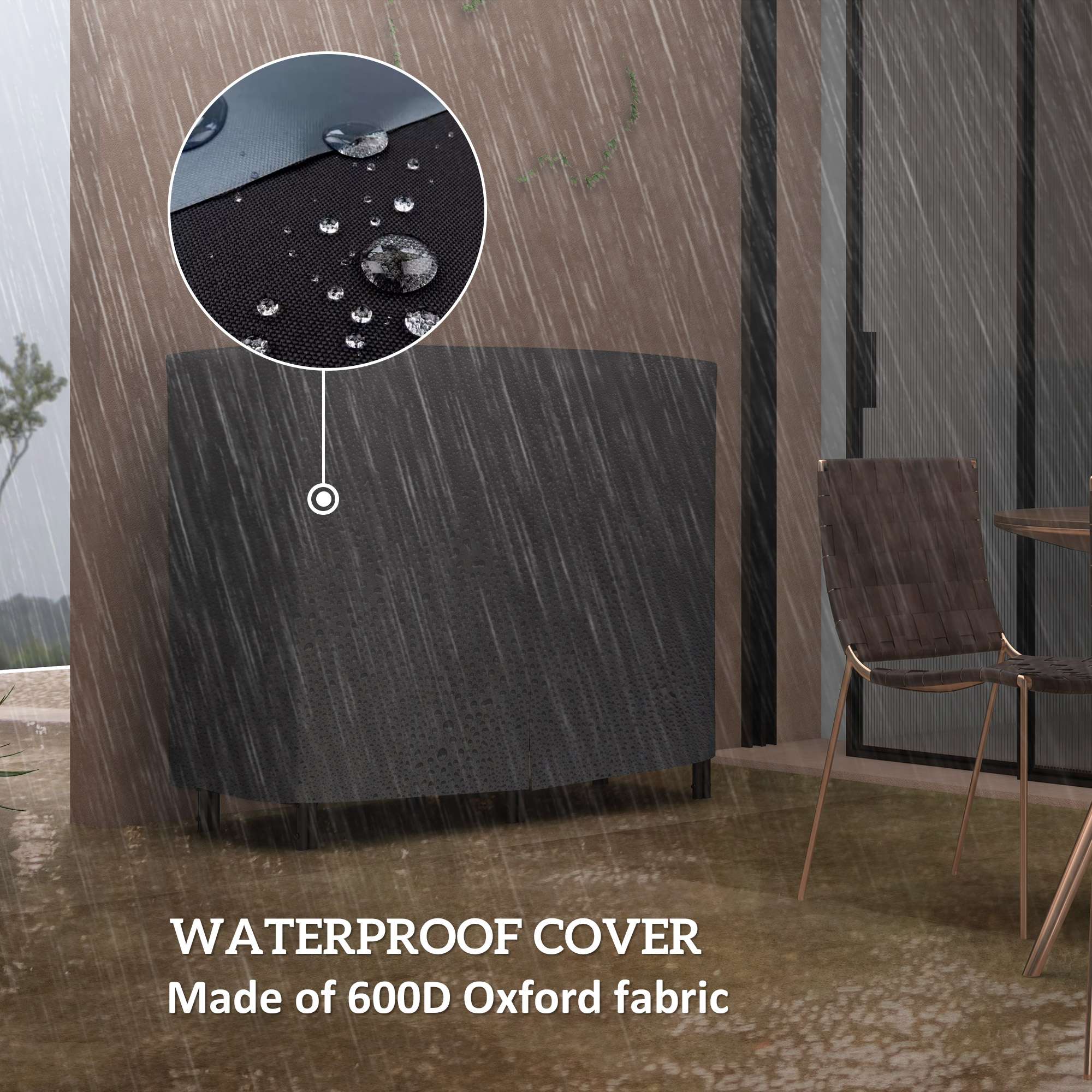 Outsunny 4ft Firewood Rack Holder Outsunny 4ft Firewood Rack Holder