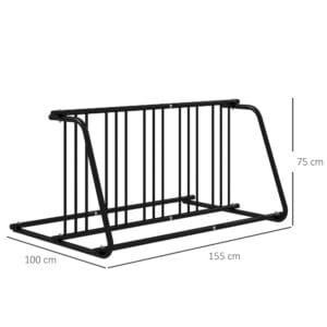 Durhand Bike Stand For 6 Bicycles