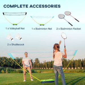 Sportnow Portable Badminton Net Set